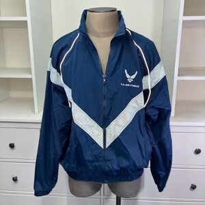 US Air Force PTU Jacket Mens X-Large Short Navy Blue Reflective JWOD SKILCRAFT